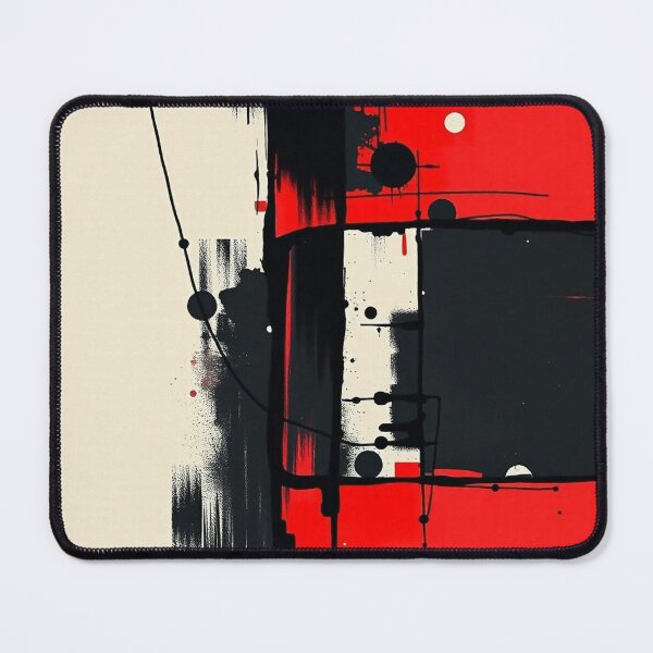 Item preview, Bold Abstract Expressionism – Red & Black designed and sold by SparkyBamBam.