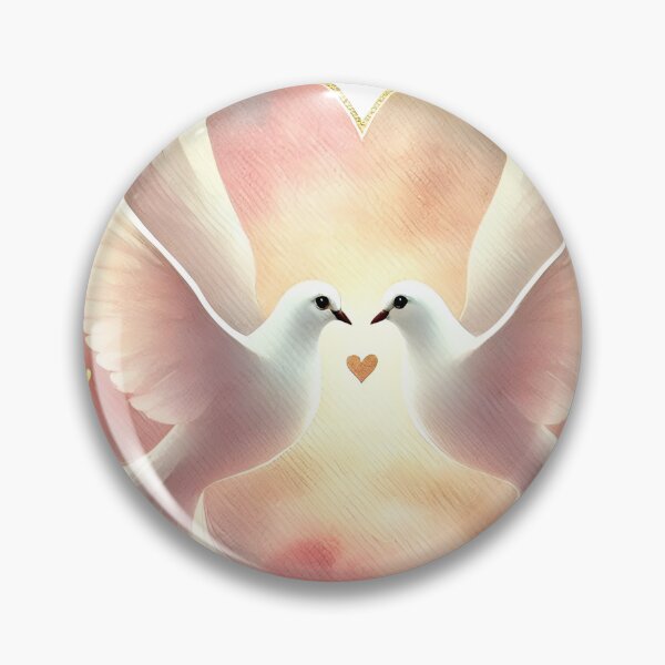 Item preview, "A Symbol of Love: Two Doves in Harmony" designed and sold by Kriebelt.