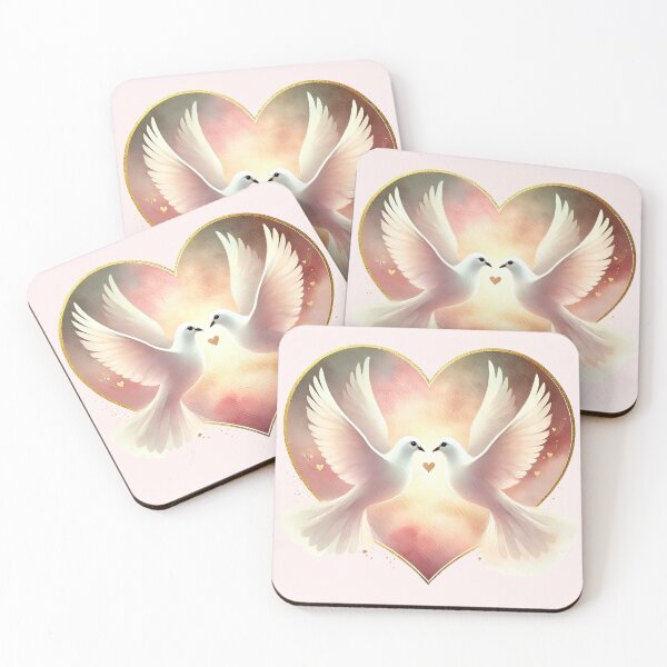 Item preview, "A Symbol of Love: Two Doves in Harmony" designed and sold by Kriebelt.