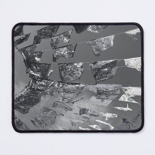 Item preview, Black and White Papel Picado | Mexico Wall Art designed and sold by YemmyZImages.