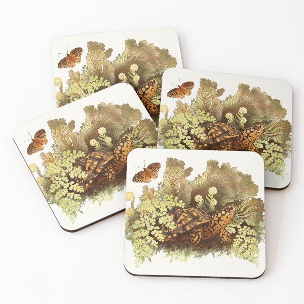 Item preview, Box Turtle and Butterfly designed and sold by awanderingsoul.