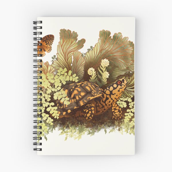 Item preview, Box Turtle and Butterfly designed and sold by awanderingsoul.