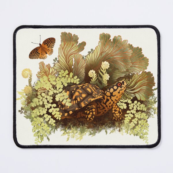Item preview, Box Turtle and Butterfly designed and sold by awanderingsoul.