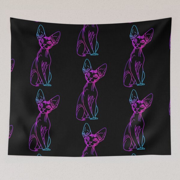 Item preview, Neon Sphinx Cat designed and sold by AnkersArt.