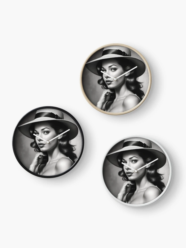Thumbnail 3 of 4, Clock, Chic Enigma designed and sold by S-R-TDesign.