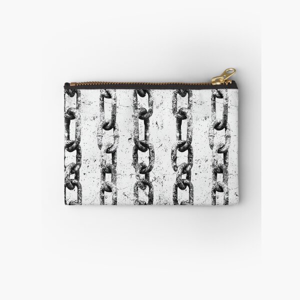 Item preview, Raw metal chains and mesh in black and white designed and sold by Piotrek0001.