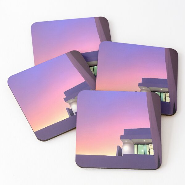 Item preview, Modern White Apartment Against the Dark Sky | Mexico Photography designed and sold by YemmyZImages.