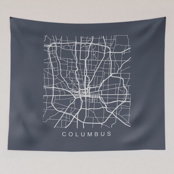 Item preview, Columbus OH Minimalist City Street Map Light Design designed and sold by Andrewkgolf.