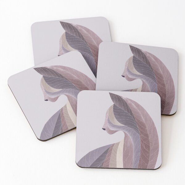 Item preview, Abstract Cat Silhouette in Dusty Plum designed and sold by NoaaDesign.