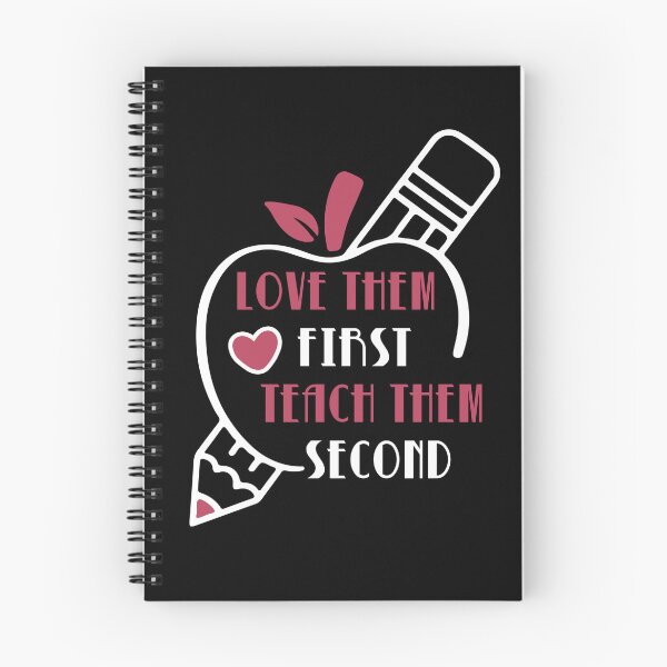 Item preview, love them first, teach them second- teacher valentines designed and sold by EnchantedOwl.