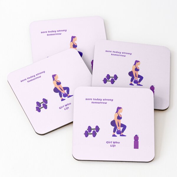 Item preview, Gym Set Girls Fitness Set in Purple designed and sold by Shiningsticker8.