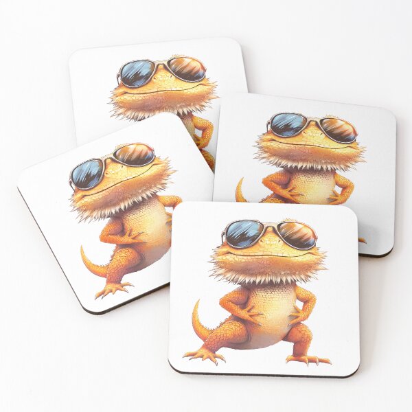 Item preview, Cool Bearded Dragon Wearing Sunglasses  designed and sold by ColorFlowArt.