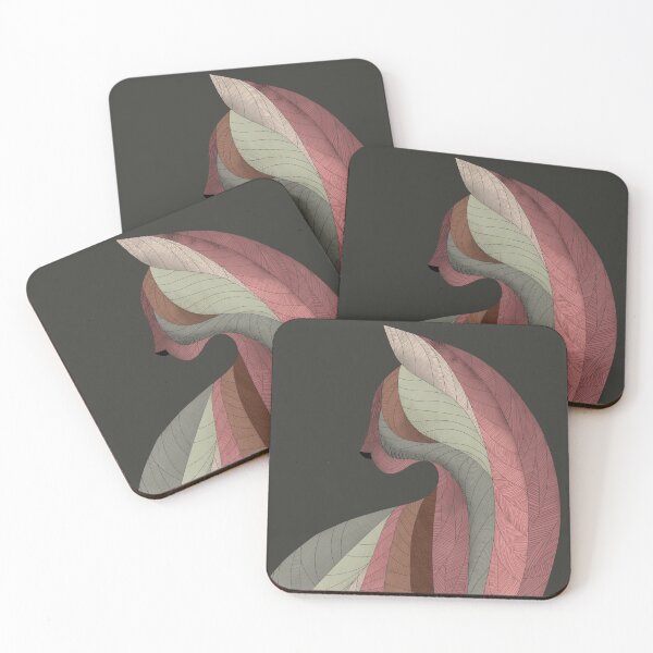 Item preview, Abstract Cat Silhouette in off-pastels designed and sold by NoaaDesign.