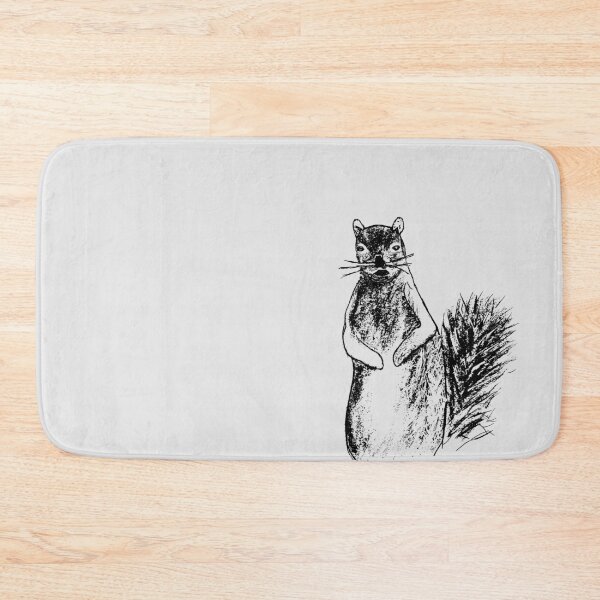 Item preview, Squirrel, Funny Dazed Squirrel, Standing Squirrel Drawing designed and sold by Angela Dow.