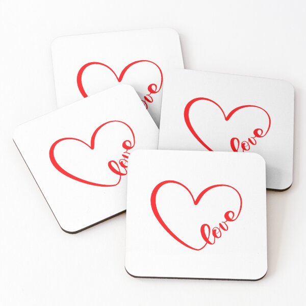 Item preview, Red Heart Shape Design designed and sold by Sartoris Art.