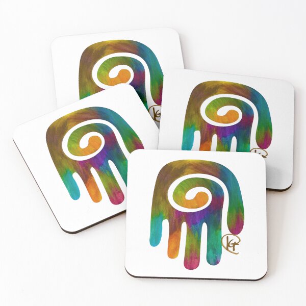 Item preview, Swirl Hamsa Art designed and sold by Kalli Taub Art.