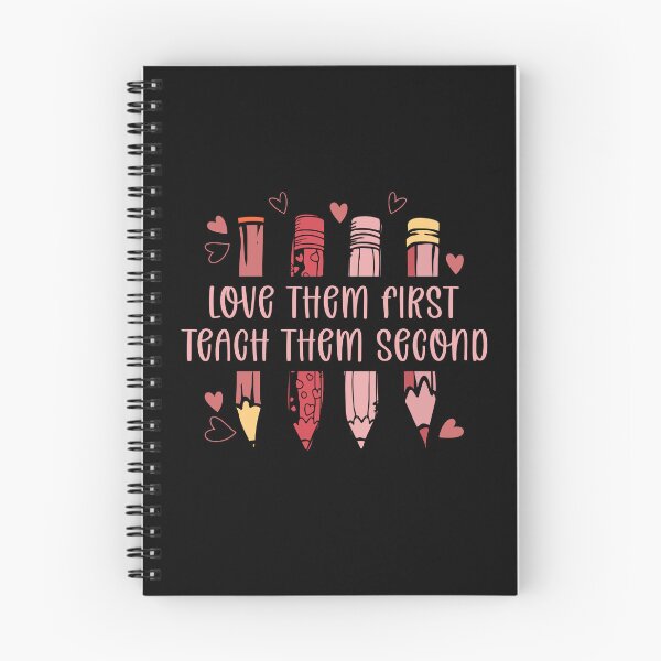 Item preview, love them first, teach them second- teacher valentines designed and sold by EnchantedOwl.