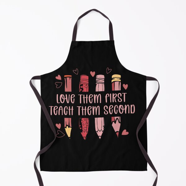 Item preview, love them first, teach them second- teacher valentines designed and sold by EnchantedOwl.