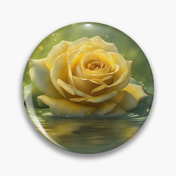 Item preview, Yellow Sparkling Rose designed and sold by CalmnessbyChoice.