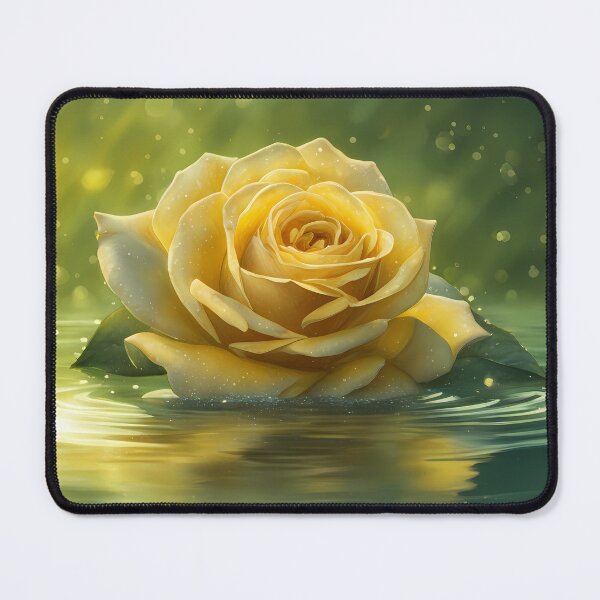 Item preview, Yellow Sparkling Rose designed and sold by CalmnessbyChoice.