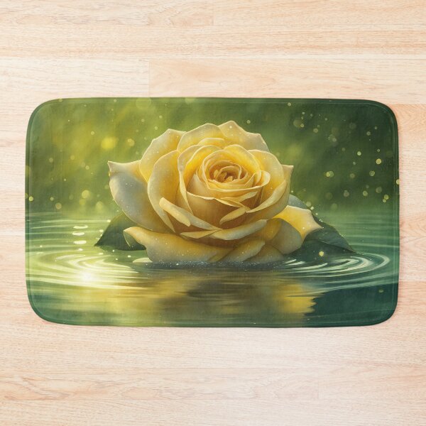 Item preview, Yellow Sparkling Rose designed and sold by CalmnessbyChoice.