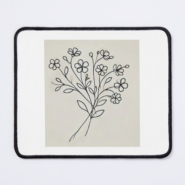 Item preview, Continuous Line Flowers  designed and sold by tea-rex23.