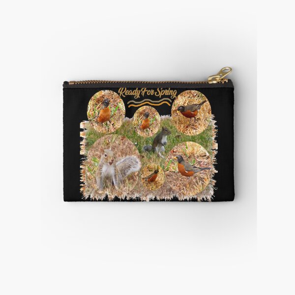 Item preview, Ready For Spring, Robins and Squirrels Photo Collage designed and sold by kristalcurt.
