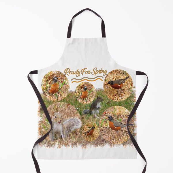 Item preview, Ready For Spring, Robins and Squirrels Photo Collage designed and sold by kristalcurt.