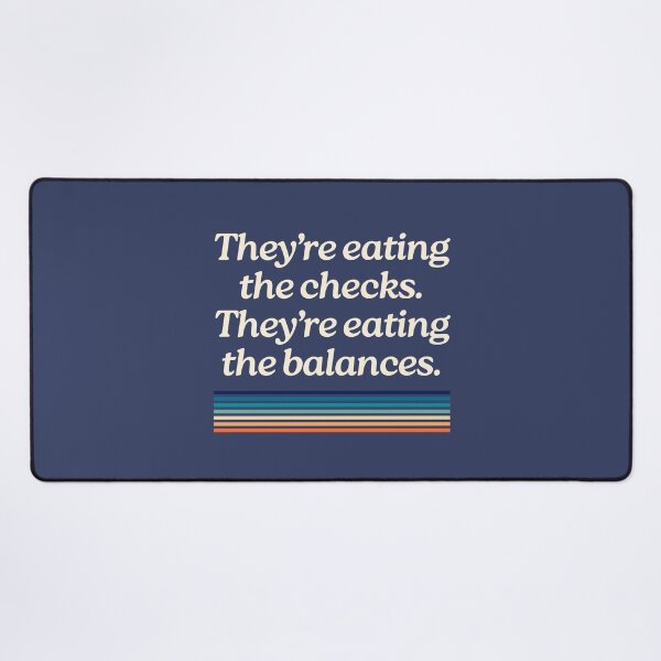 Item preview, Eating the Checks and Balances designed and sold by Caring Hearts.