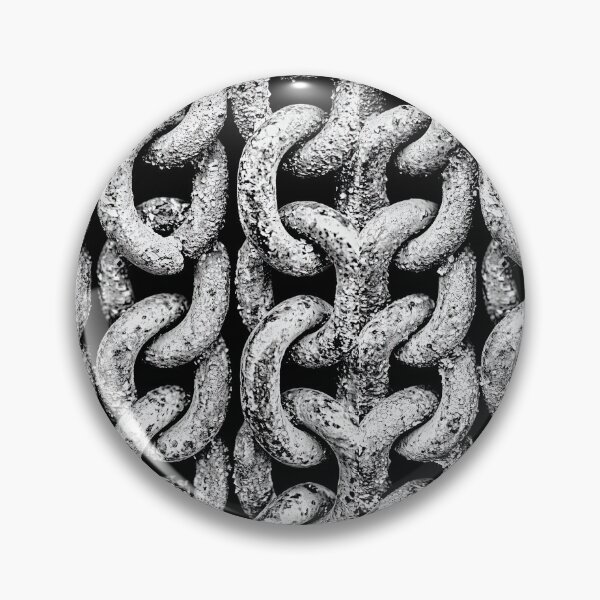 Item preview, Aged metal fence and broken iron chains designed and sold by Piotrek0001.