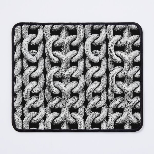 Item preview, Aged metal fence and broken iron chains designed and sold by Piotrek0001.