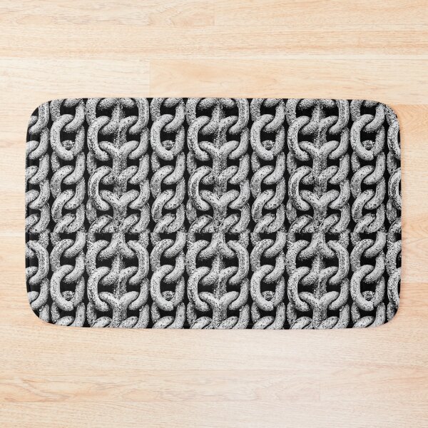 Item preview, Aged metal fence and broken iron chains designed and sold by Piotrek0001.