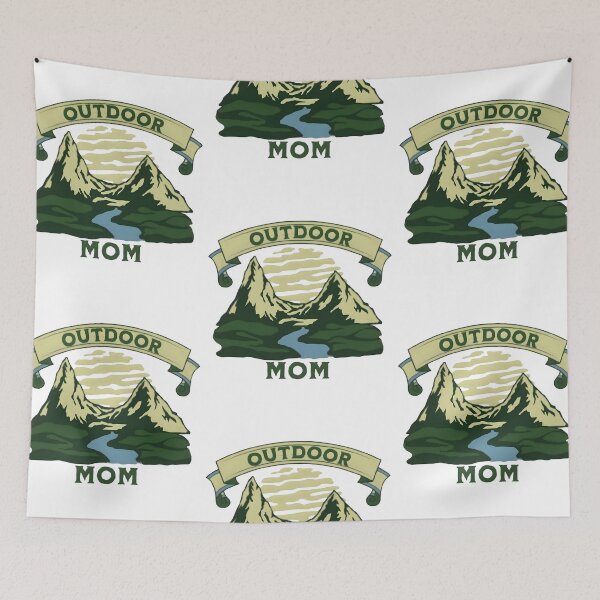 Item preview, Outdoor mom, funny and cool nature lover designed and sold by Merchattack.