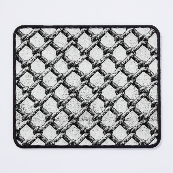 Item preview, Raw steel fence and old industrial chains designed and sold by Piotrek0001.
