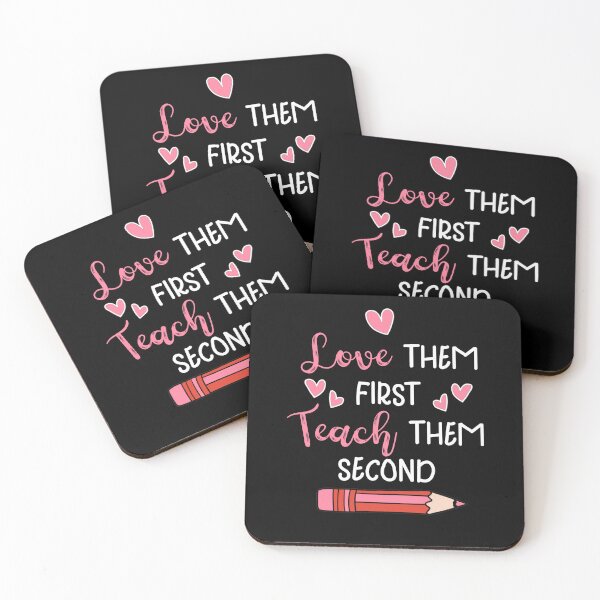 Item preview, Love them first, teach them second- teacher valentines designed and sold by EnchantedOwl.