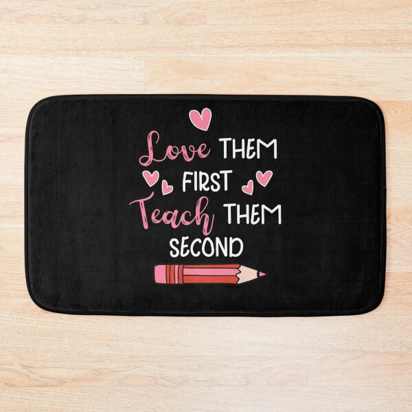 Item preview, Love them first, teach them second- teacher valentines designed and sold by EnchantedOwl.