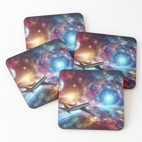 Item preview, Portal Flight – Airplane Through the Cosmos designed and sold by Dogandesighn.