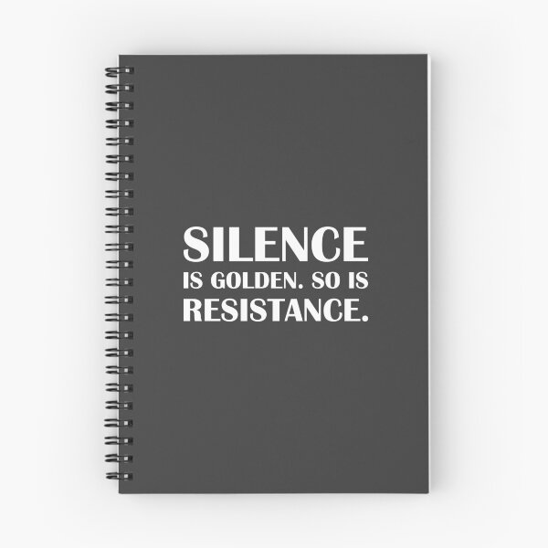 Item preview, Scilence is Golden. So is Resistance. / Introvert Joke Funny T-Shirt Label designed and sold by introvertvibes.