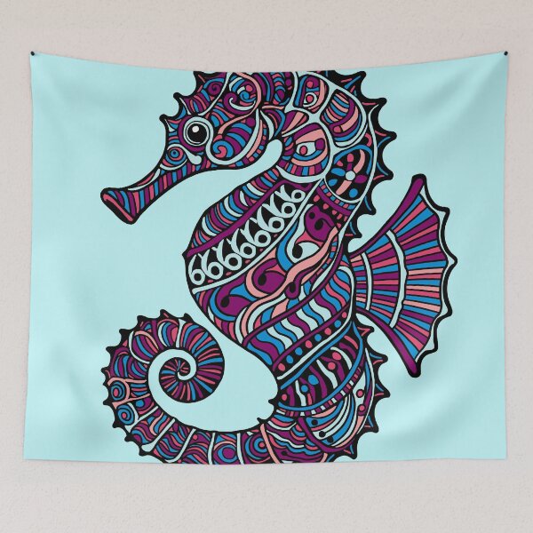 Item preview, Intricate seahorse designed and sold by SpectrumShine.