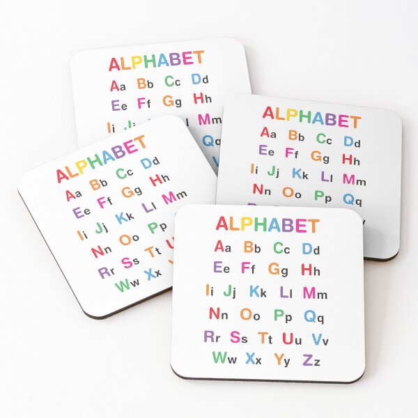Item preview, Rainbow Alphabet Nursery Poster  designed and sold by BuxomBabe21.