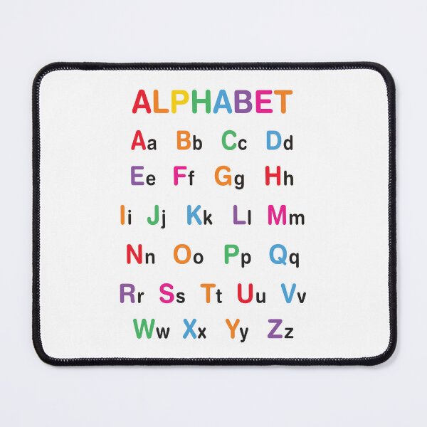 Item preview, Rainbow Alphabet Nursery Poster designed and sold by BuxomBabe21.