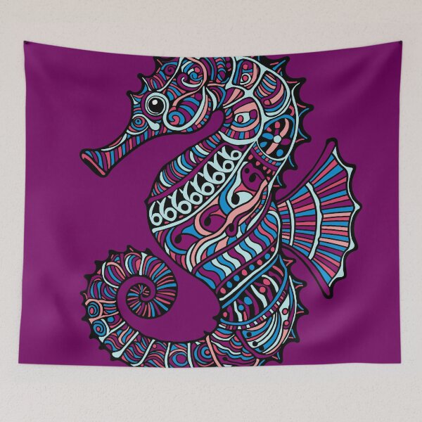 Item preview, Intricate seahorse designed and sold by SpectrumShine.