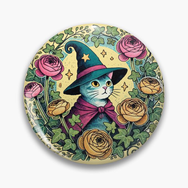 Item preview, Magical Kitty Cat Wizard designed and sold by FrictionMaxxing.