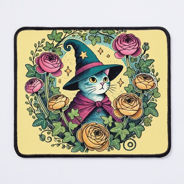 Item preview, Magical Kitty Cat Wizard designed and sold by FrictionMaxxing.