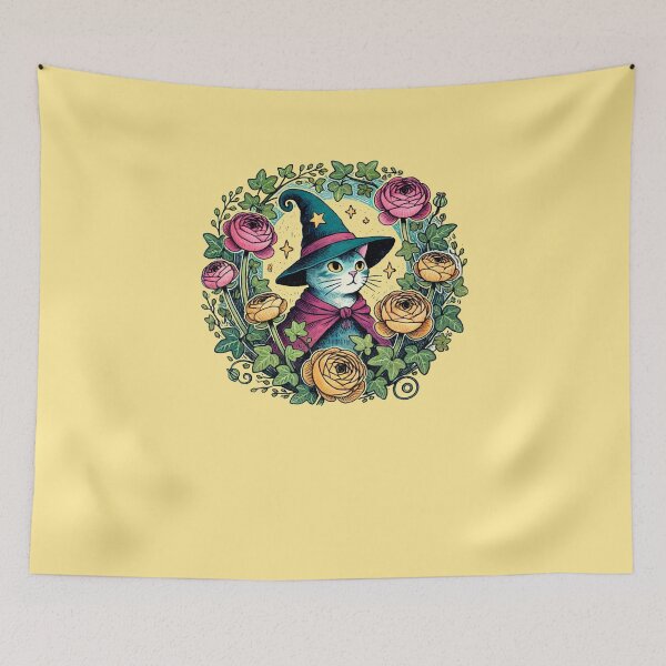 Item preview, Magical Kitty Cat Wizard designed and sold by FrictionMaxxing.