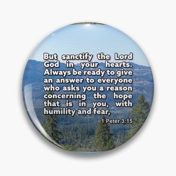 Item preview, 1 Peter 3:15 But Sanctify The Lord God in your hearts - Inspirational Bible Verse designed and sold by InsprtnlArtbyDP.