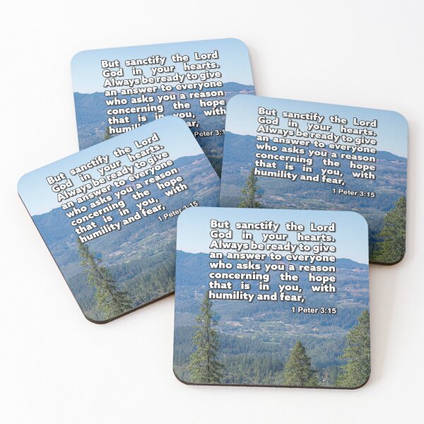 Item preview, 1 Peter 3:15 But Sanctify The Lord God in your hearts - Inspirational Bible Verse designed and sold by InsprtnlArtbyDP.