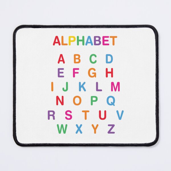 Item preview, Rainbow Alphabet Nursery Poster designed and sold by BuxomBabe21.