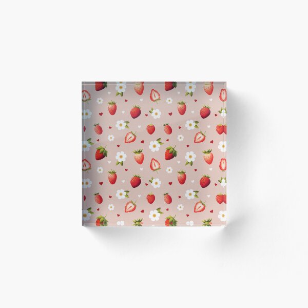 Item preview, Fresas y flores designed and sold by Studio Vickn.