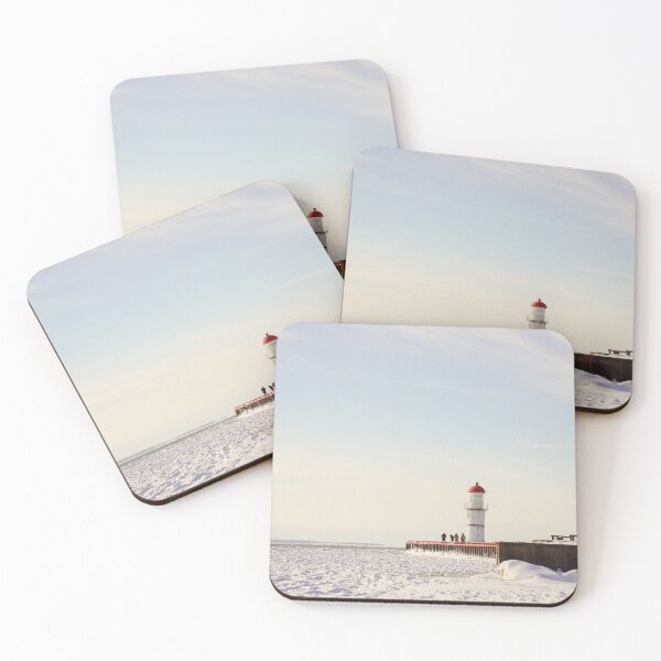 Item preview, Lighthouse in winter designed and sold by mylensflow.
